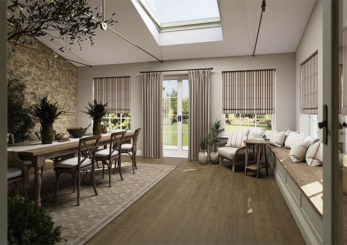 The British Stripe Co. Elizabeth, Teignbridge No.1 - Roman Blind - Image 6